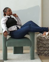 RACHEL CLASSIC RISE SKINNY JEANS / DARK INDIE