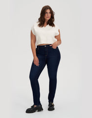 RACHEL HIGH RISE SKINNY JEANS / 30 DARK INDIE