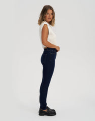 RACHEL HIGH RISE SKINNY JEANS / 30 DARK INDIE