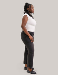 EMILY SLIM JEANS / WASHED BLACK