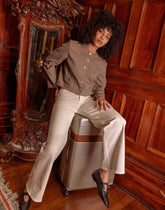 LILY WIDE LEG JEANS / MARBELLA
