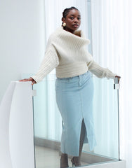 SKIRT / BLUE VINCA