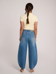 MALIA RELAXED JEANS / BLUE STEM