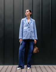 BOYFRIEND DENIM BLAZER / SIRIUS