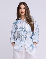 LINEN LONG SLEEVE SHIRT / ELENA