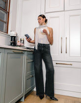 LILY WIDE LEG JEANS / HYDRA