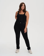 RACHEL SKINNY JEANS / OVERDYE BLACK