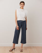 LILY WIDE LEG JEANS / NAVY PIER