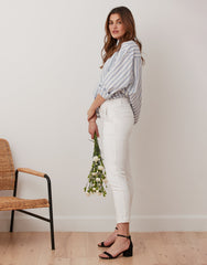 MALIA RELAXED JEANS / WHITE