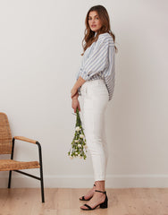MALIA RELAXED JEANS / WHITE