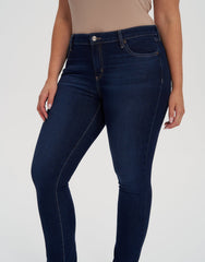 RACHEL MID RISE SKINNY JEANS / 30 DARK INDIE