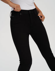 RACHEL SKINNY JEANS / 30 BLACK