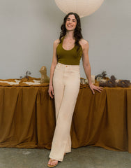 LILY WIDE LEG JEANS / BRAIDED BASKET