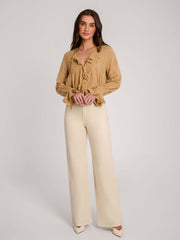 LILY WIDE LEG JEANS / BRAIDED BASKET