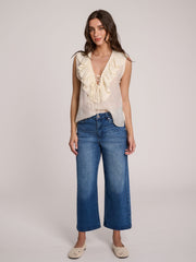 LILY WIDE LEG JEANS / BLUE DIDDLEY