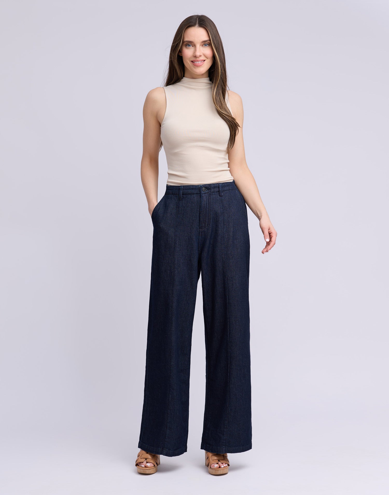 LILY WIDE LEG JEANS / ANNA