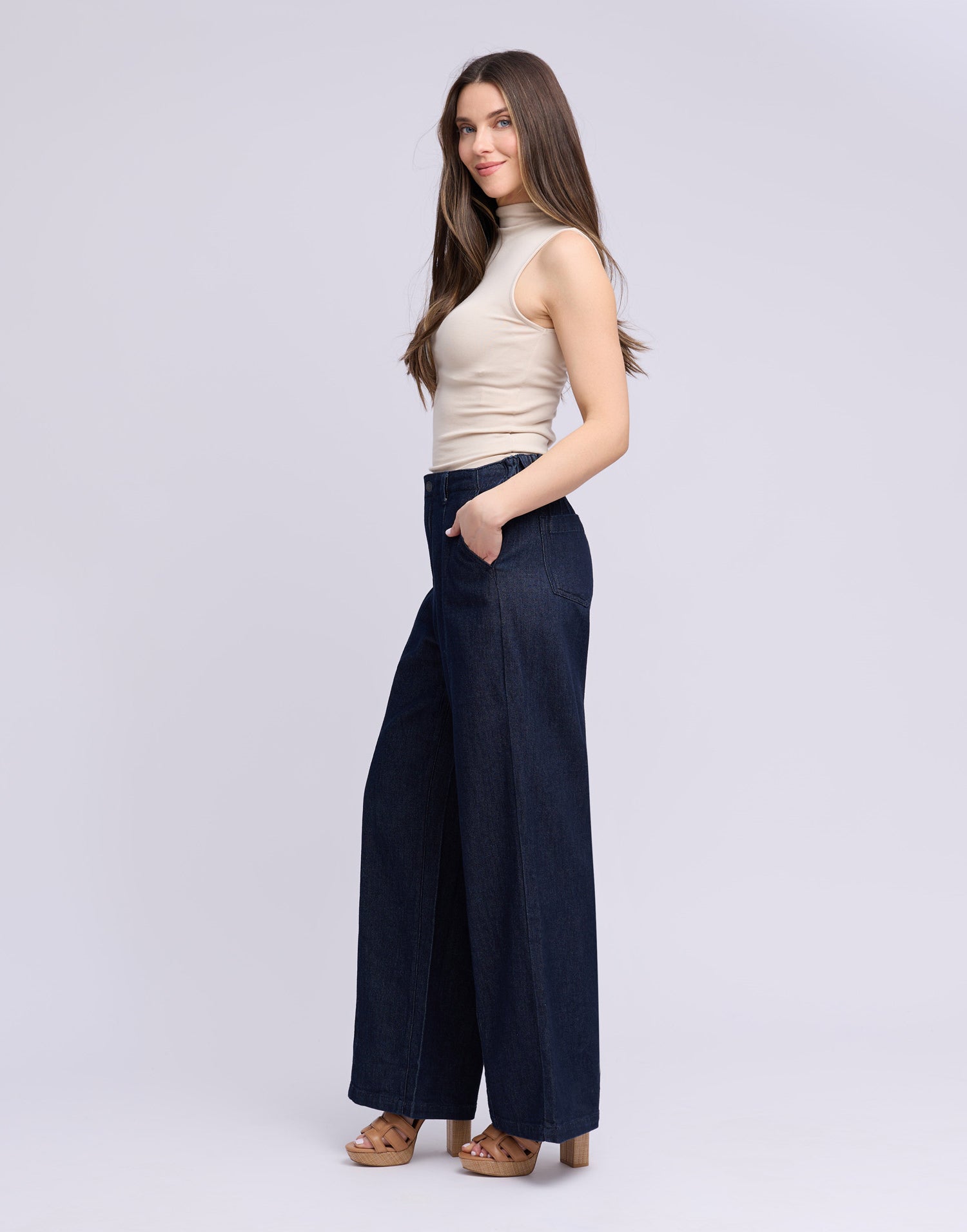 LILY WIDE LEG JEANS / ANNA