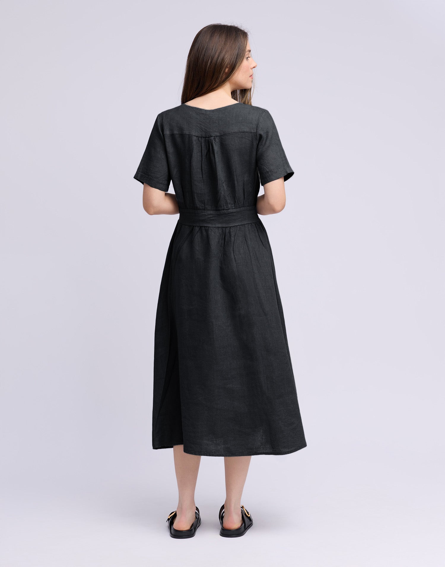 LONG LINEN DRESS / BIANCA