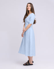 LONG LINEN DRESS / BIANCA