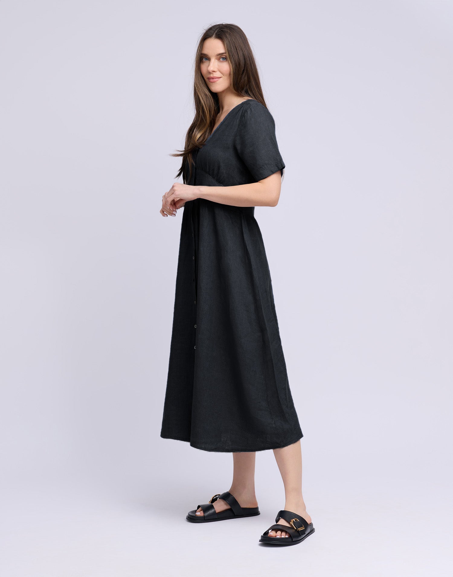 LONG LINEN DRESS / BIANCA