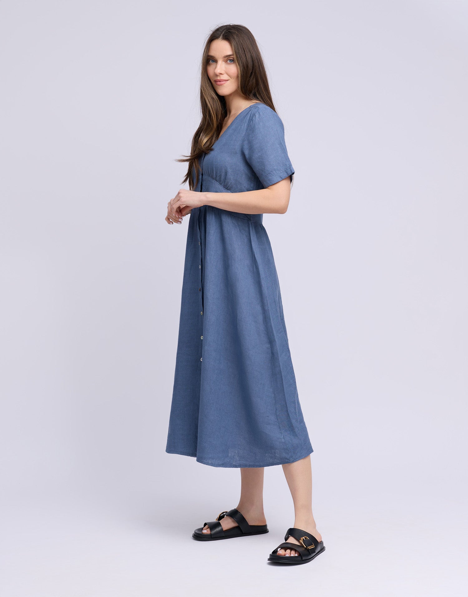 LONG LINEN DRESS / BIANCA