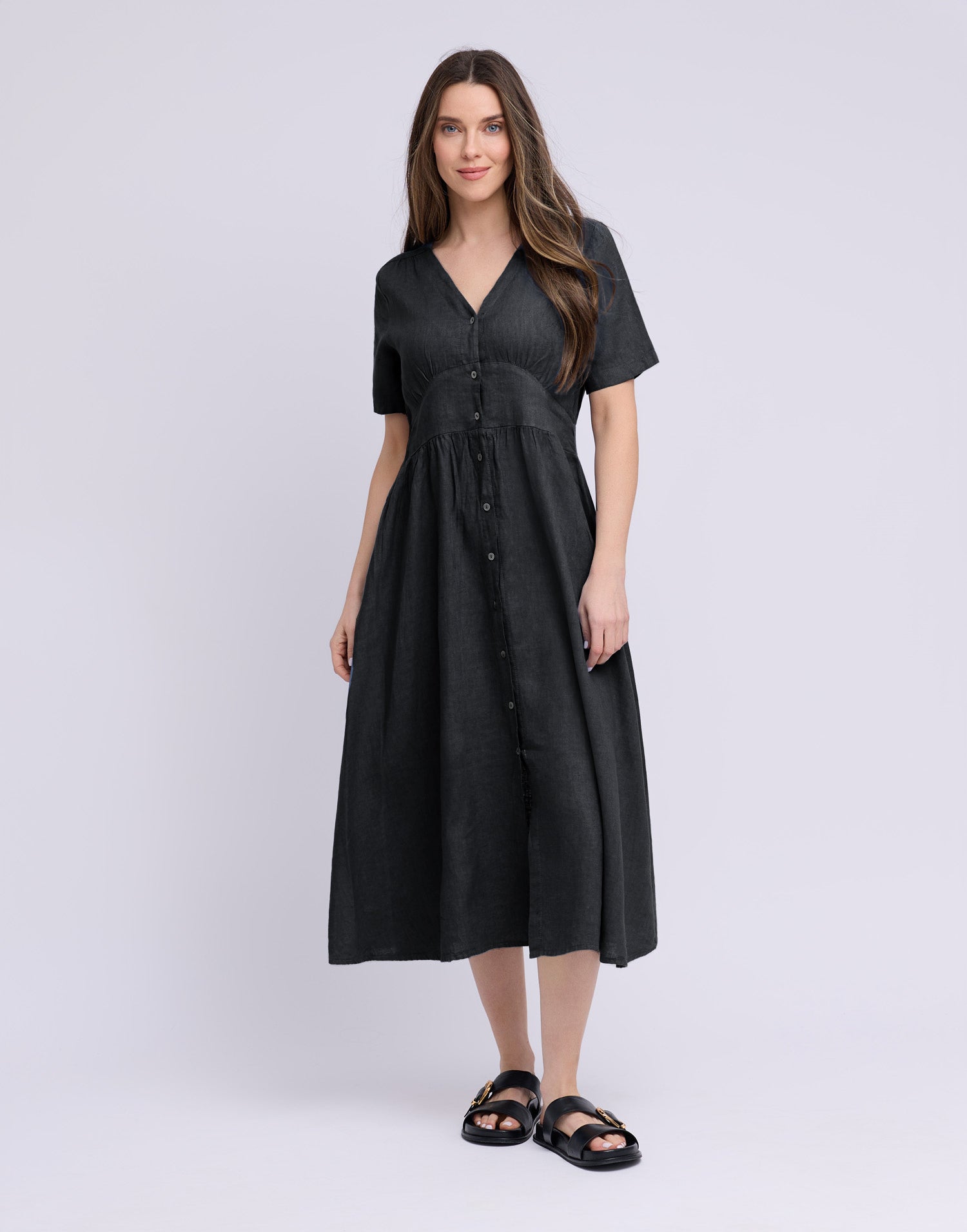 LONG LINEN DRESS / BIANCA