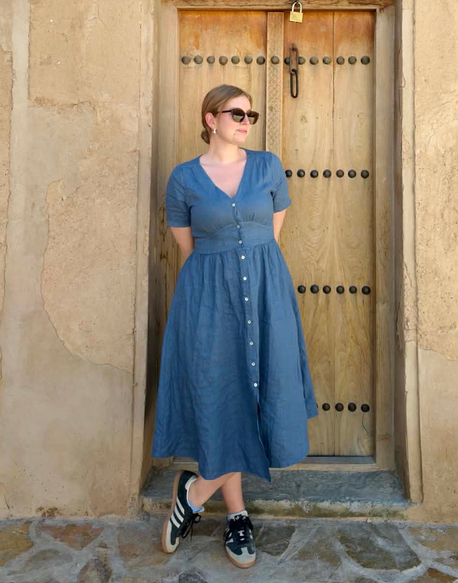 LONG LINEN DRESS / BIANCA