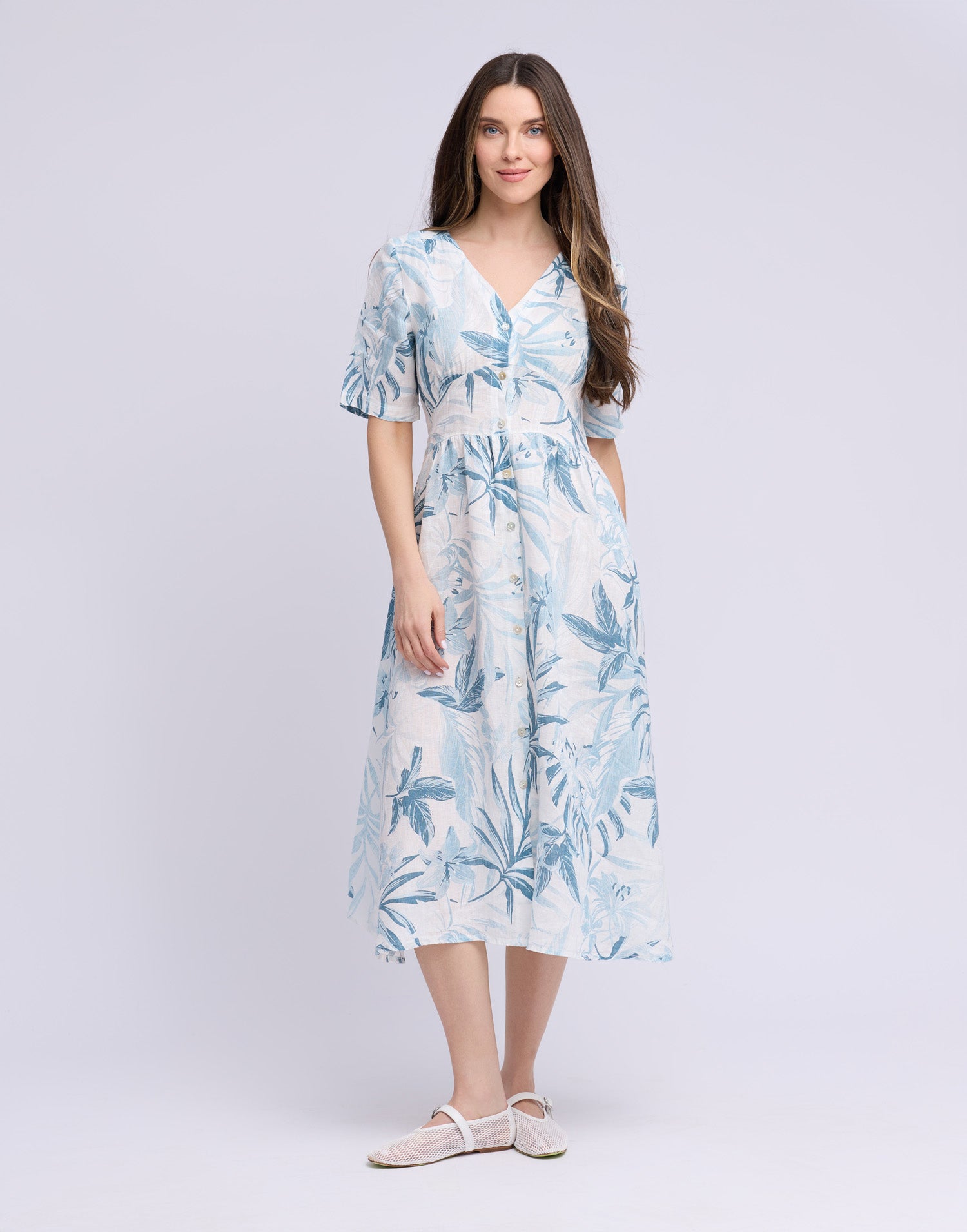 LONG LINEN DRESS / BIANCA