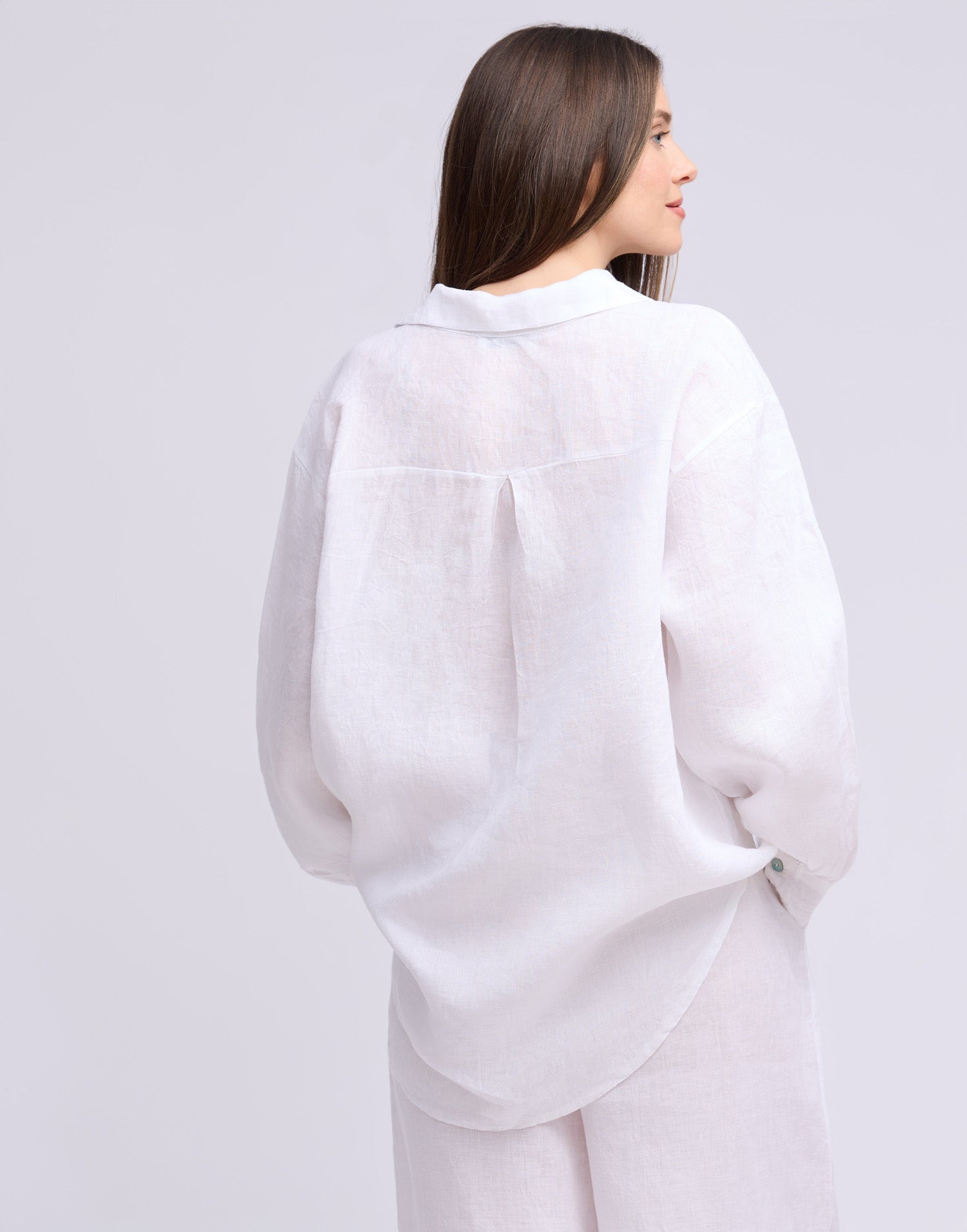 LINEN LONG SLEEVE SHIRT / ELENA