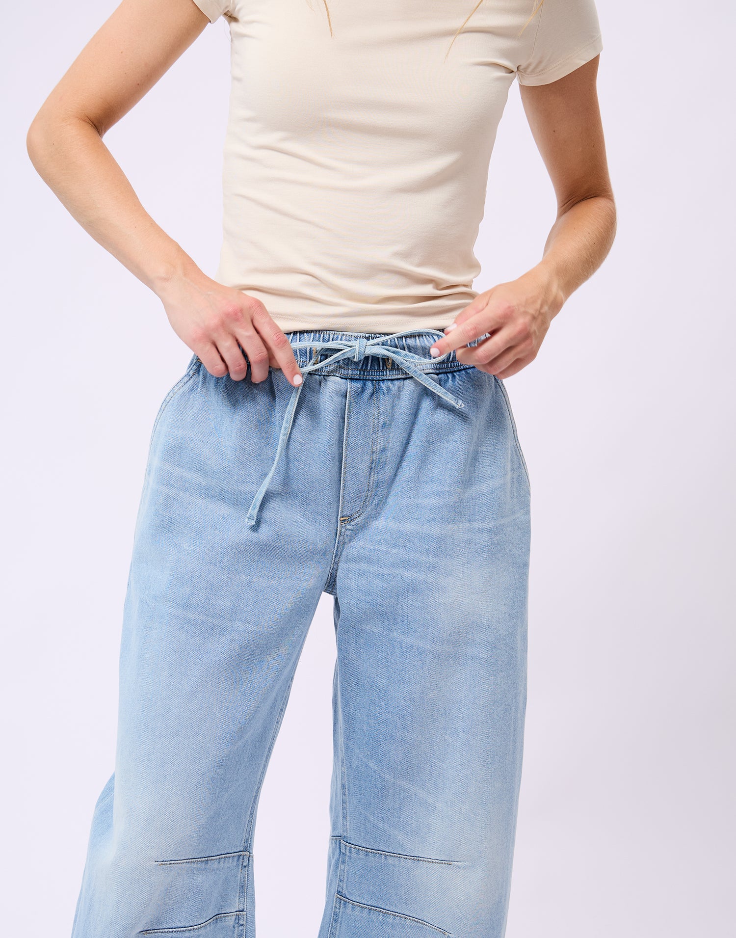 MALIA RELAXED JEANS / CLOUD