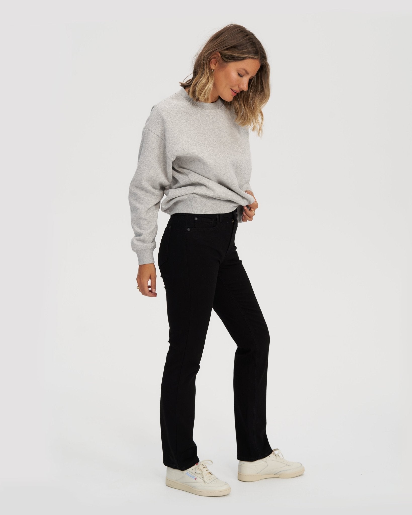 CHLOE STRAIGHT JEANS / 31 BLACK