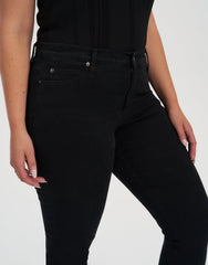 RACHEL SKINNY JEANS / OVERDYE BLACK