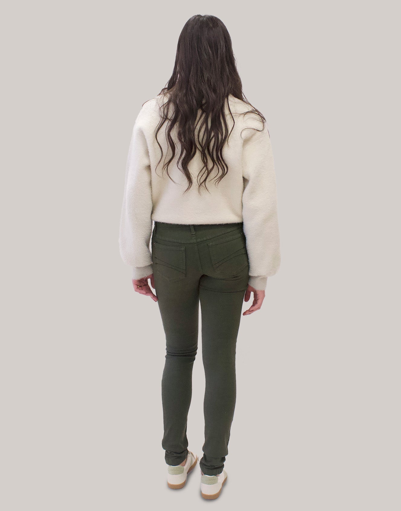 RACHEL SKINNY JEANS / EVERGREEN