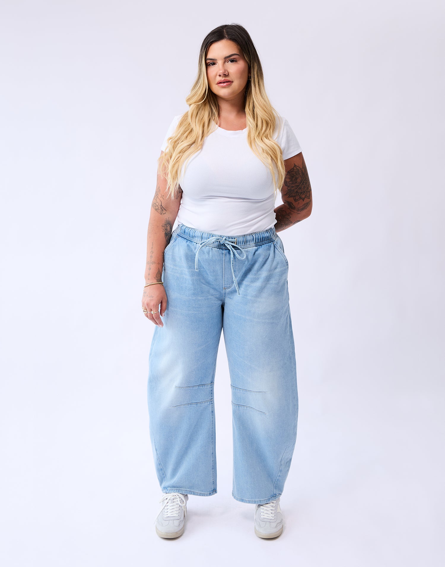 MALIA RELAXED JEANS / CLOUD