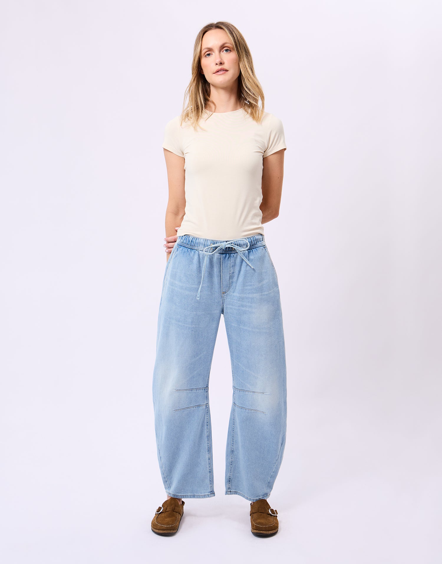 MALIA RELAXED JEANS / CLOUD